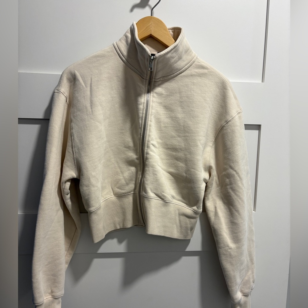 Dynamite zip up cream/taupe